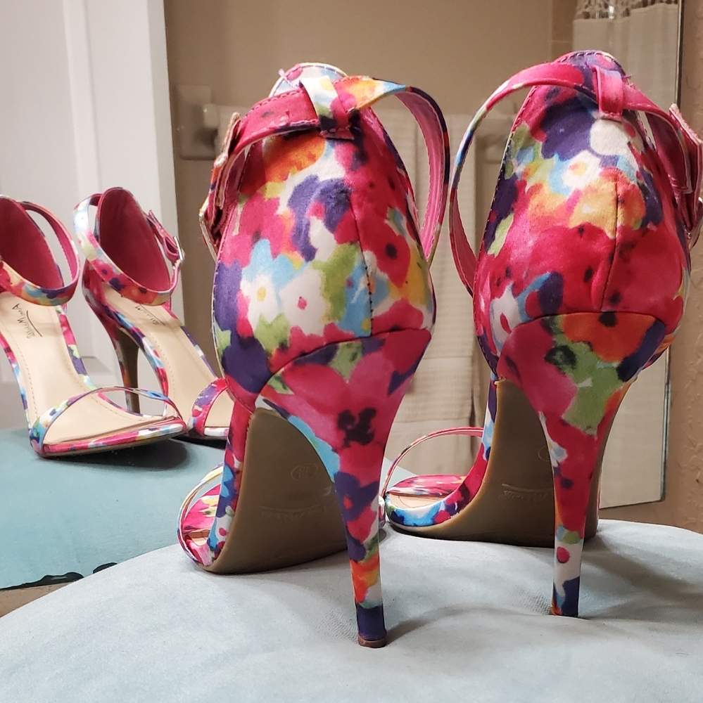 Floral High Heels
